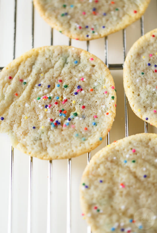 <p>Andie Mitchell</p><p>An easy and delicious slice-and-bake sugar cookie recipe!</p><p><strong>Get the recipe: <a href="https://www.andiemitchell.com/easy-slice-and-bake-sugar-cookie-recipe/" rel="nofollow noopener" target="_blank" data-ylk="slk:Easy Slice-and-Bake Sugar Cookies;elm:context_link;itc:0;sec:content-canvas" class="link rapid-noclick-resp"><em>Easy Slice-and-Bake Sugar Cookies</em></a></strong></p>