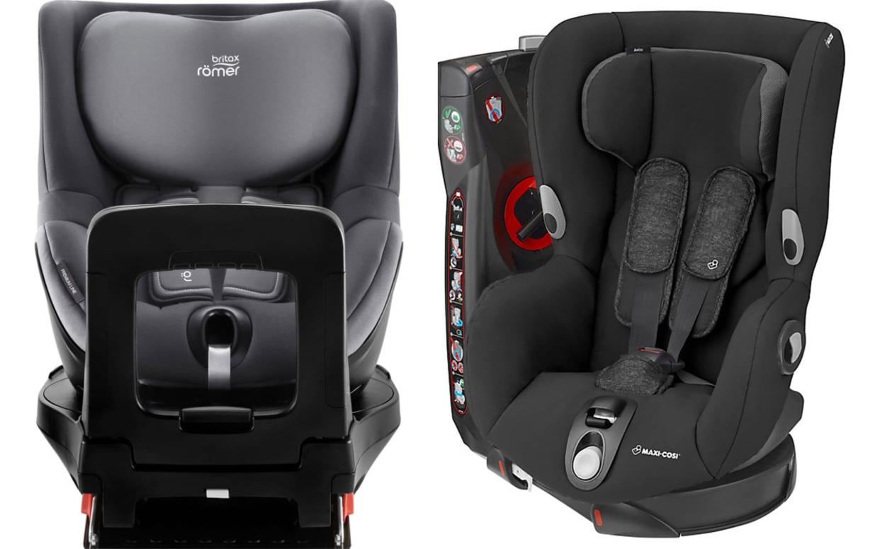 Popular car seat choices among parents include the Britax Römer and the Maxi Cosi