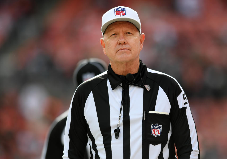 Carl Cheffers will lead his third Super Bowl officiating crew. (Photo by Nick Cammett/Getty Images)