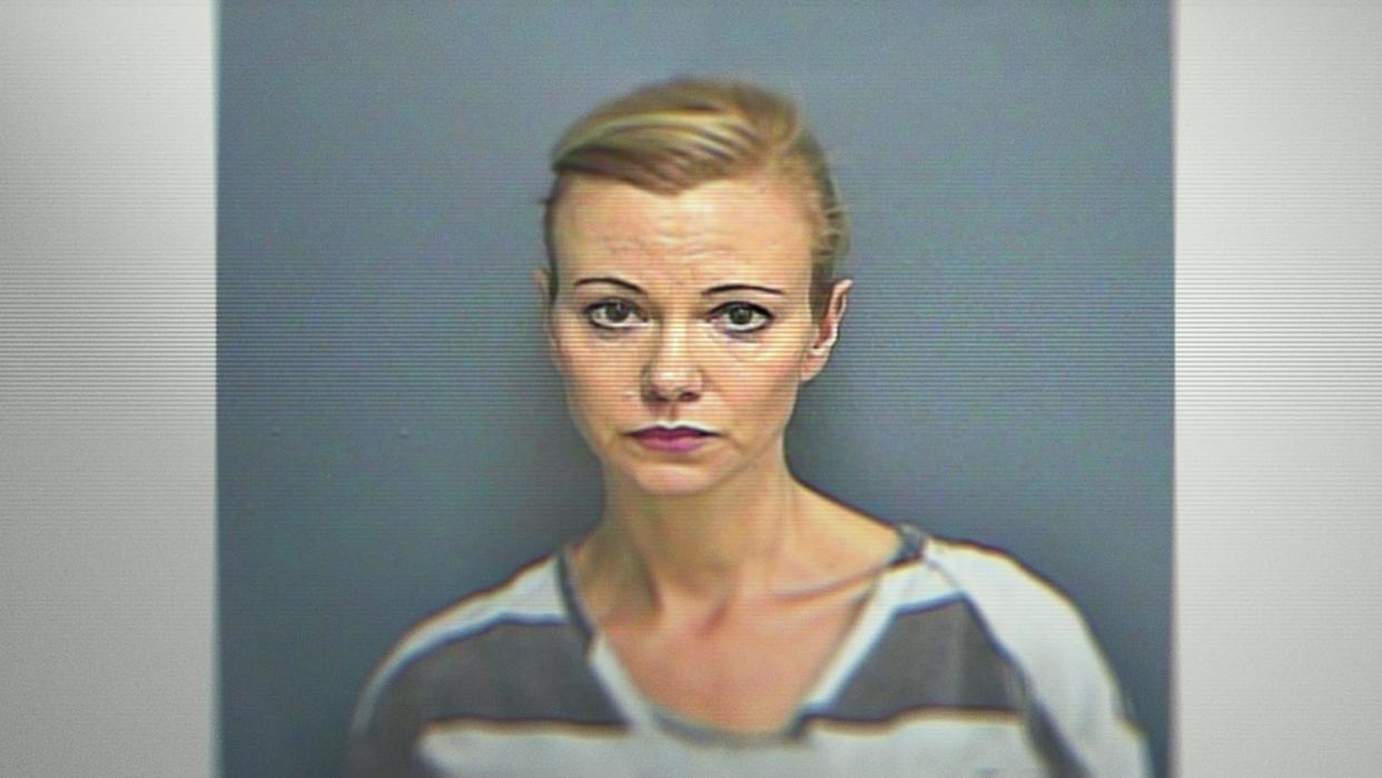 Sarma Melngailis' mugshot after her arrest. 