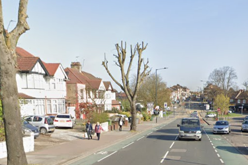 The baby died at the scene in Preston Road, Harrow (Google Maps)