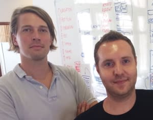 Pieter Walraven (L) along with Pie Co-founder, Thijs Jacobs