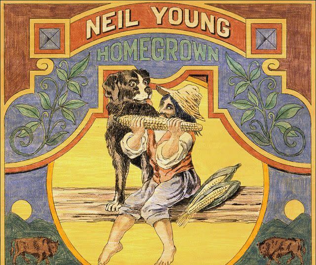 Neil Young Homegrown artwork