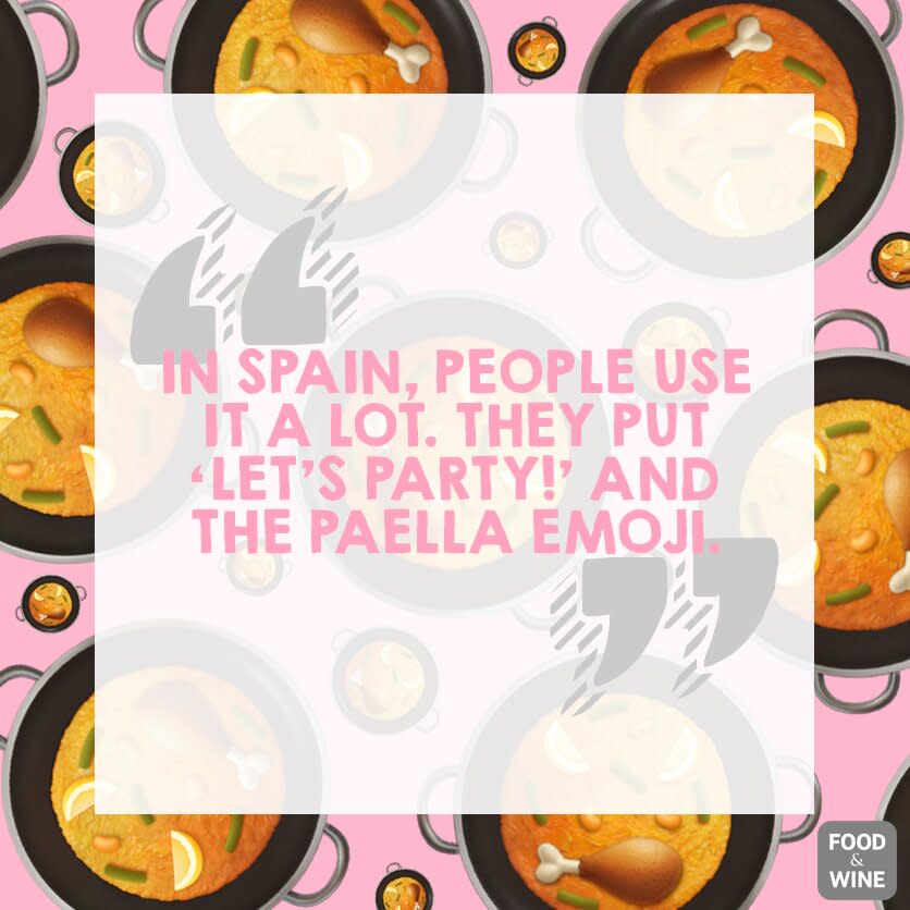 jose andres quote on apple emoji pattern