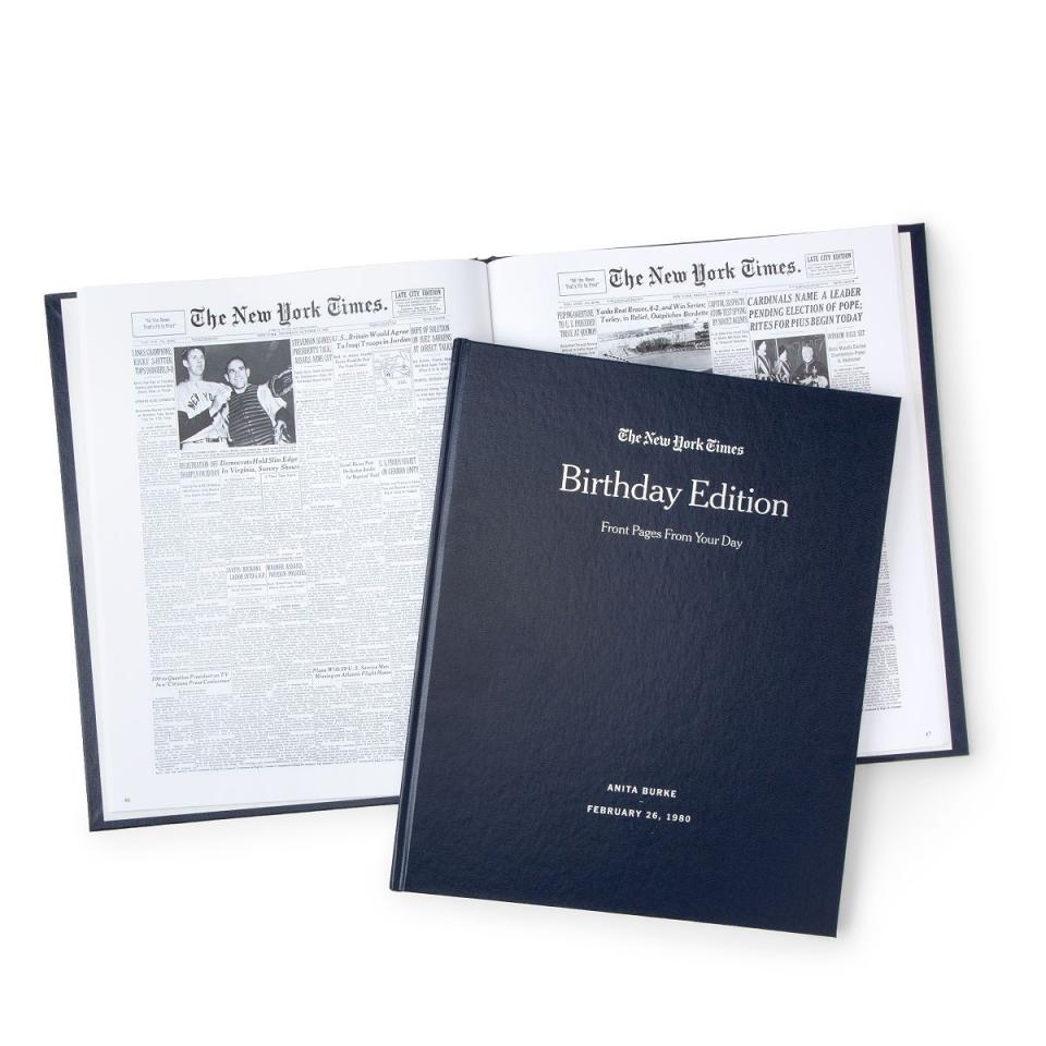 The New York Times Custom Birthday Book