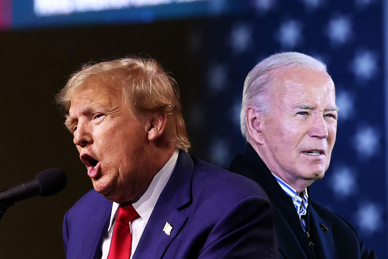 Donald Trump; Joe Biden Photo illustration by Salon/Getty Images