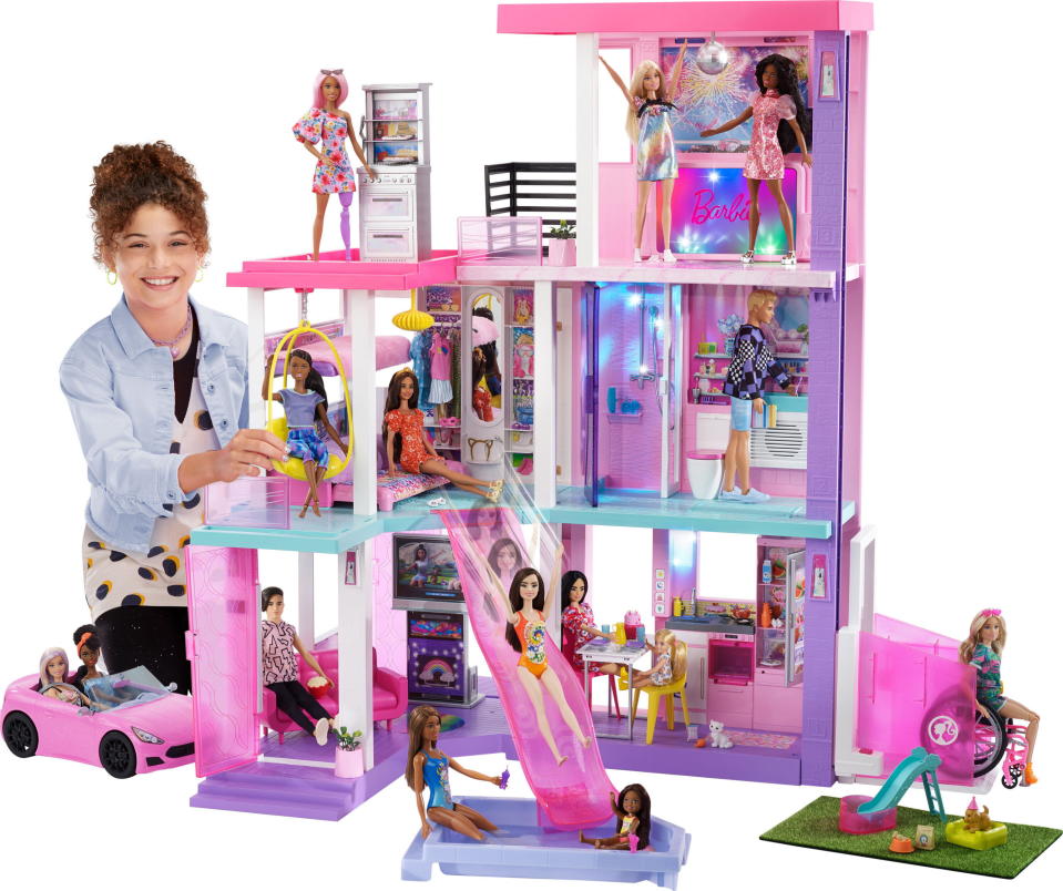 <p><a href="https://go.redirectingat.com?id=74968X1596630&url=https%3A%2F%2Fwww.walmart.com%2Fip%2FBarbie-Deluxe-Special-Edition-60th-DreamHouse-Playset-with-2-Dolls-Car-100-Pieces%2F421014177&sref=https%3A%2F%2Fwww.countryliving.com%2Fshopping%2Fgifts%2Fg43687610%2Fwalmart-nostalgic-products%2F" rel="nofollow noopener" target="_blank" data-ylk="slk:Shop Now;elm:context_link;itc:0;sec:content-canvas" class="link ">Shop Now</a></p><p>Barbie DreamHouse</p><p>$186.90</p><p>walmart.com</p>
