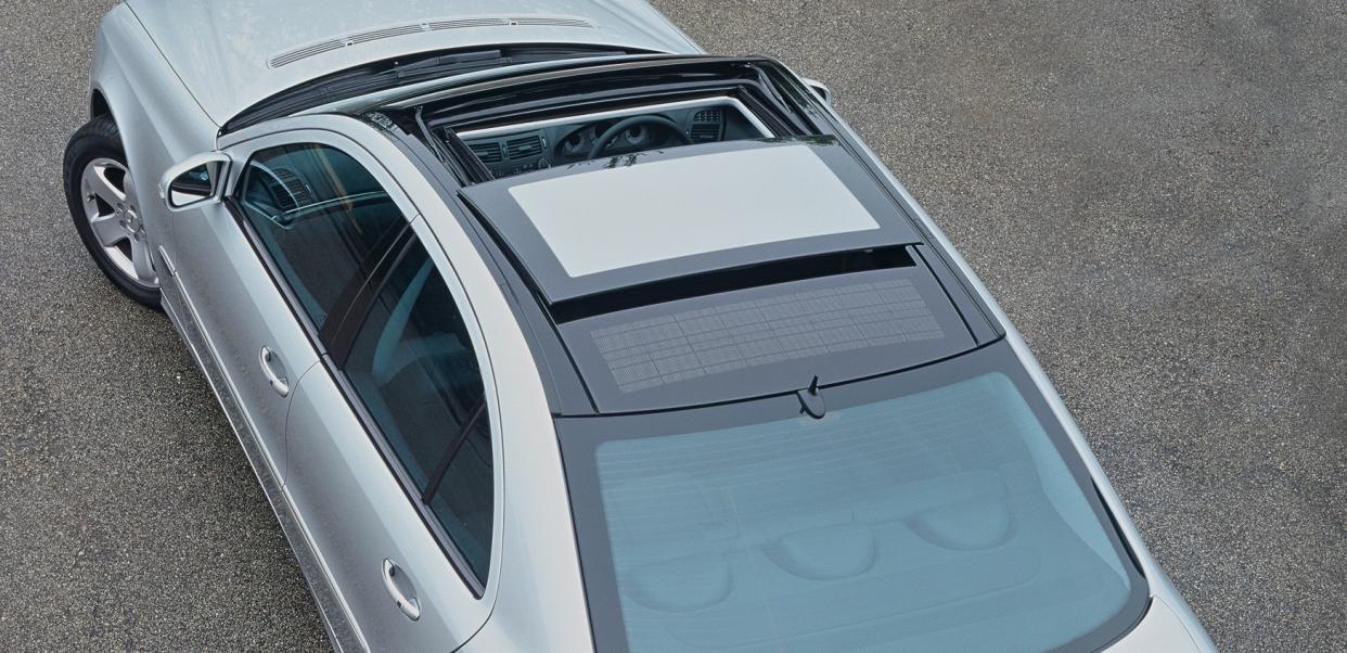 A panoramic sunroof can eat into headroom