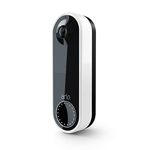 Arlo Essential Wire-Free Video Doorbell - HD Video, 180° View, Night Vision, 2 Way Audio, Direc…