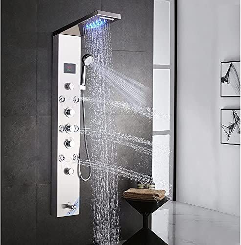 7) Contemporary Shower Panel Tower System