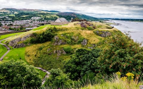 The Garrison Magazine of Dumbarton Castle - Credit: Moment RM/Jimmy Dunn