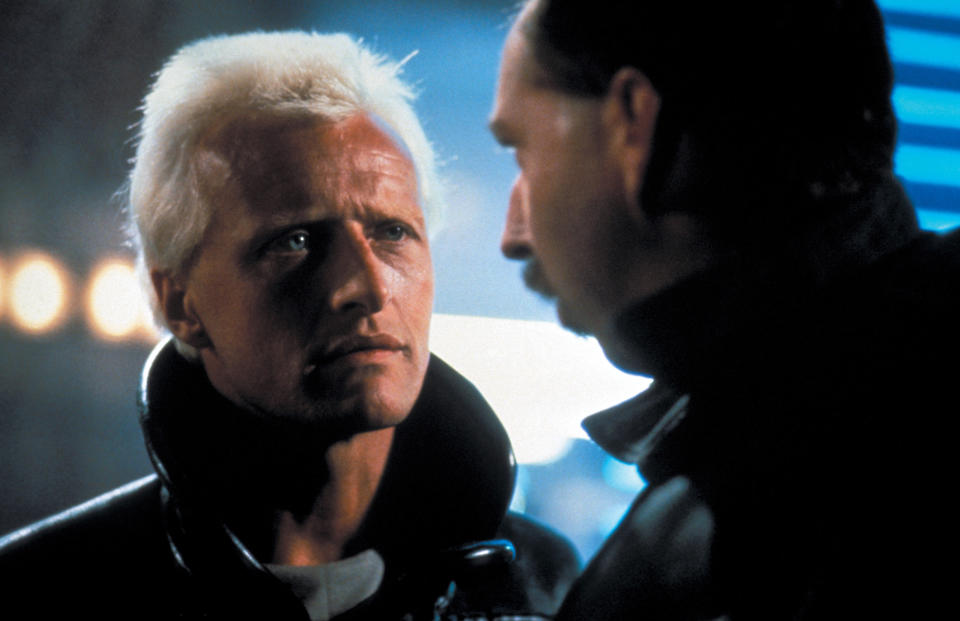 Rutger Hauer (l.) spielt in “Blade Runner” einen Replikanten. (Bild: wenn.com)