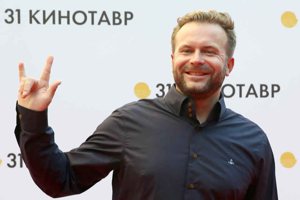 SOCHI, RUSSIA - SEPTEMBER 11, 2020: Film director Klim Shipenko poses for a photograph during the opening of the 2020 Kinotavr Film Festival. Dmitry Feoktistov/TASS (Photo by Dmitry Feoktistov\TASS via Getty Images)