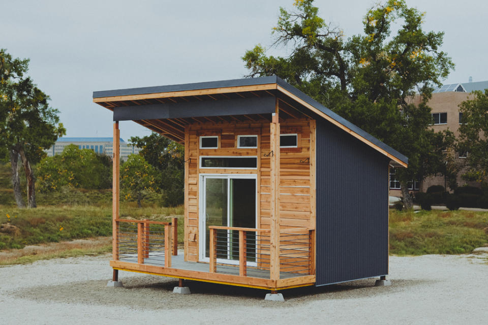 Red Wing is donating to to Settled, an organization that houses the homeless via tiny homes. - Credit: Courtesy of Red Wing Shoes