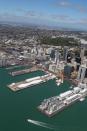 Queens Wharf in Auckland, New Zealand.