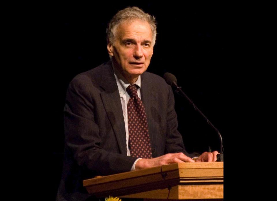 2000 election -- 2.7% popular vote -- 0 Electoral votes  <em>*This is the famous "stolen" election. Many still blame Nader for taking votes away from Al Gore. </em>