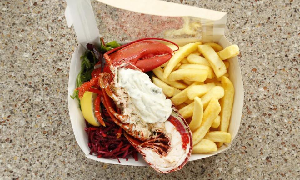 East Pier SmokehouseLobster and chips.