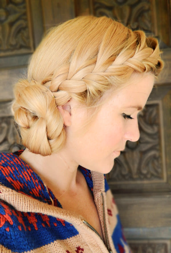 Boho Side Bun