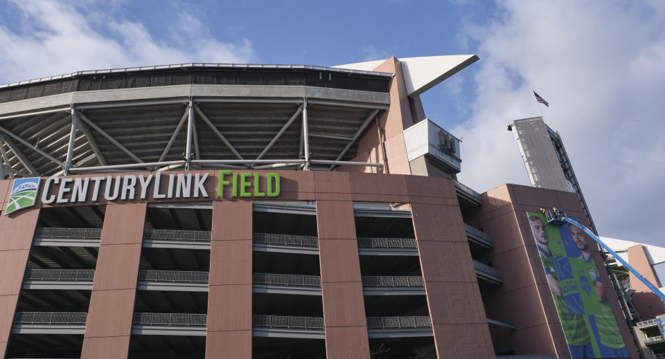 CenturyLink Field in Seattle will be a lot quieter than usual for the first few Seahawks games this season. (AP Photo/Stephen Brashear)