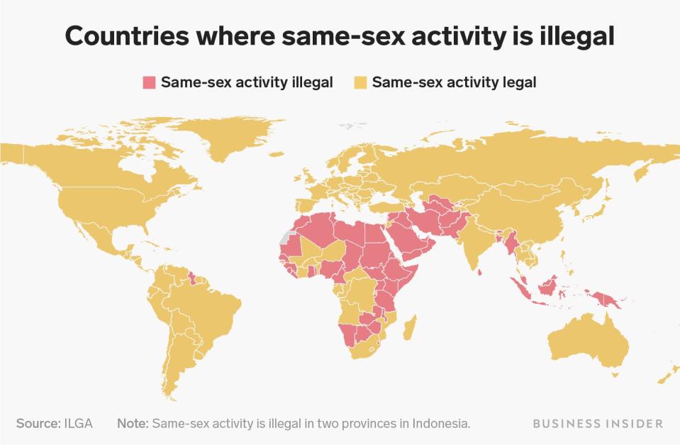 6 17 19 countries where same sex activity is illegal map