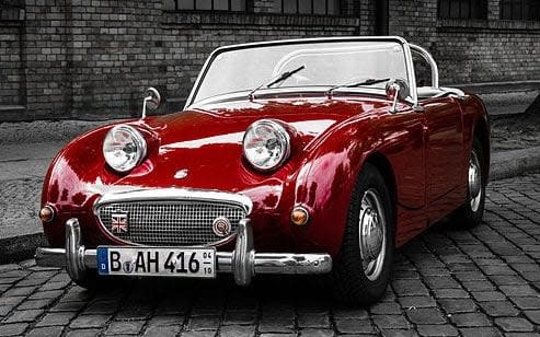 The Sprite was instantly recognisable due to the raised headlights that led to its 'Frogeye' nickname - www.alamy.com