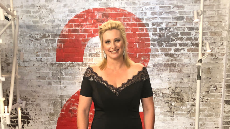 Johanna Griggs hosts the series, which was found to have employed Nicole Prince as a contestant. Photo: Seven