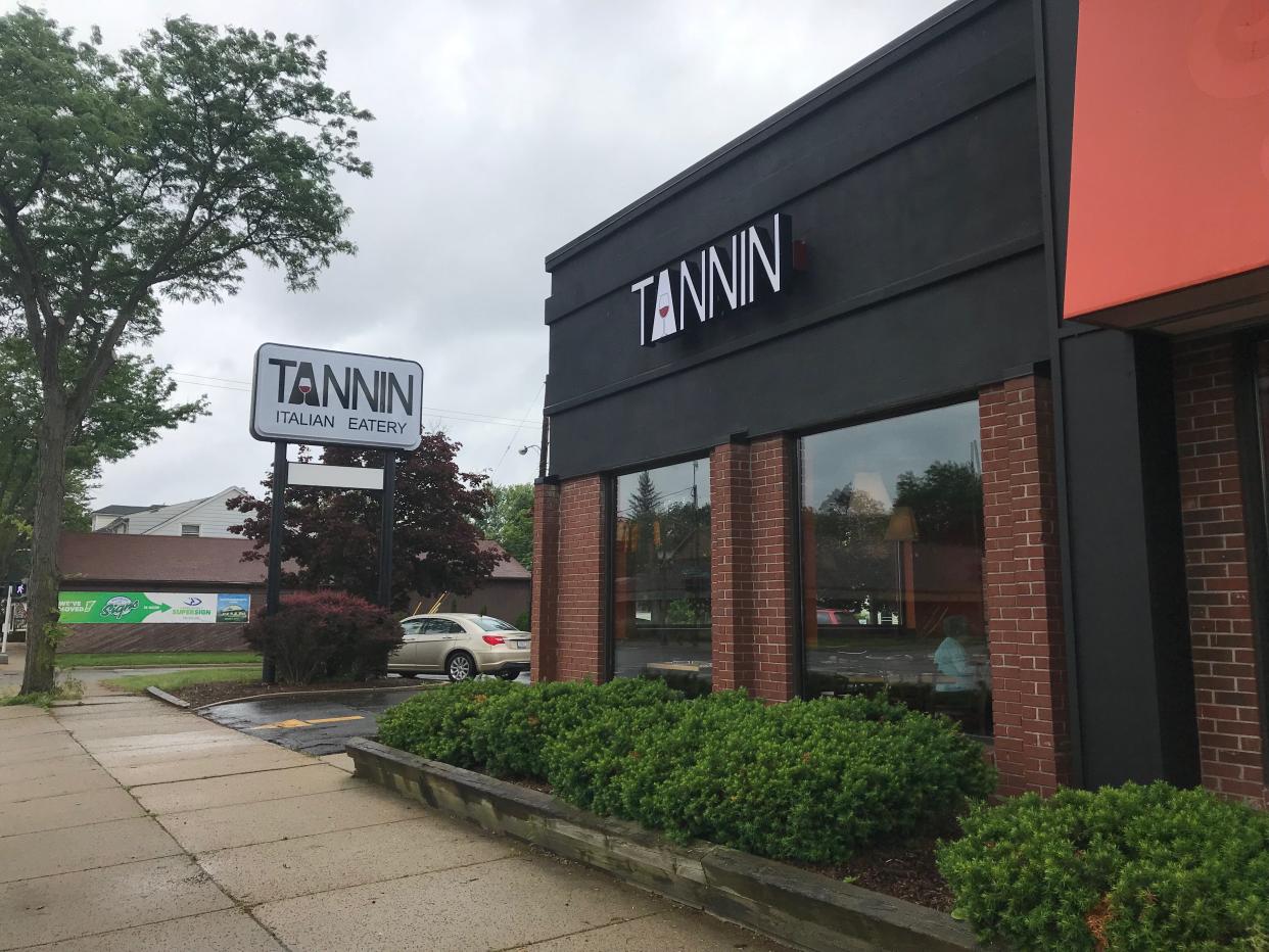 The exterior of Tannin along Michigan Avenue in Lansing. The restaurant closed in August.