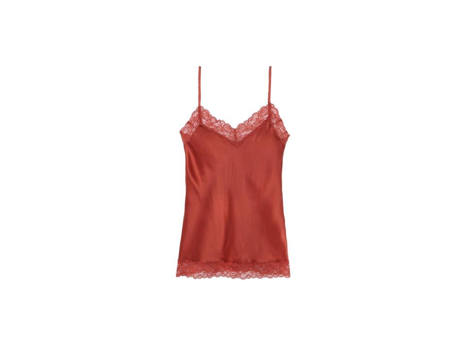 Intimissimi Lace and Silk Top, $69