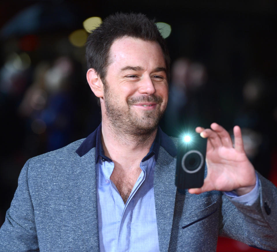 Danny Dyer arriving at the World Premiere of Run For Your Wife in 2012.