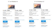 MacBook Air Shipping Times