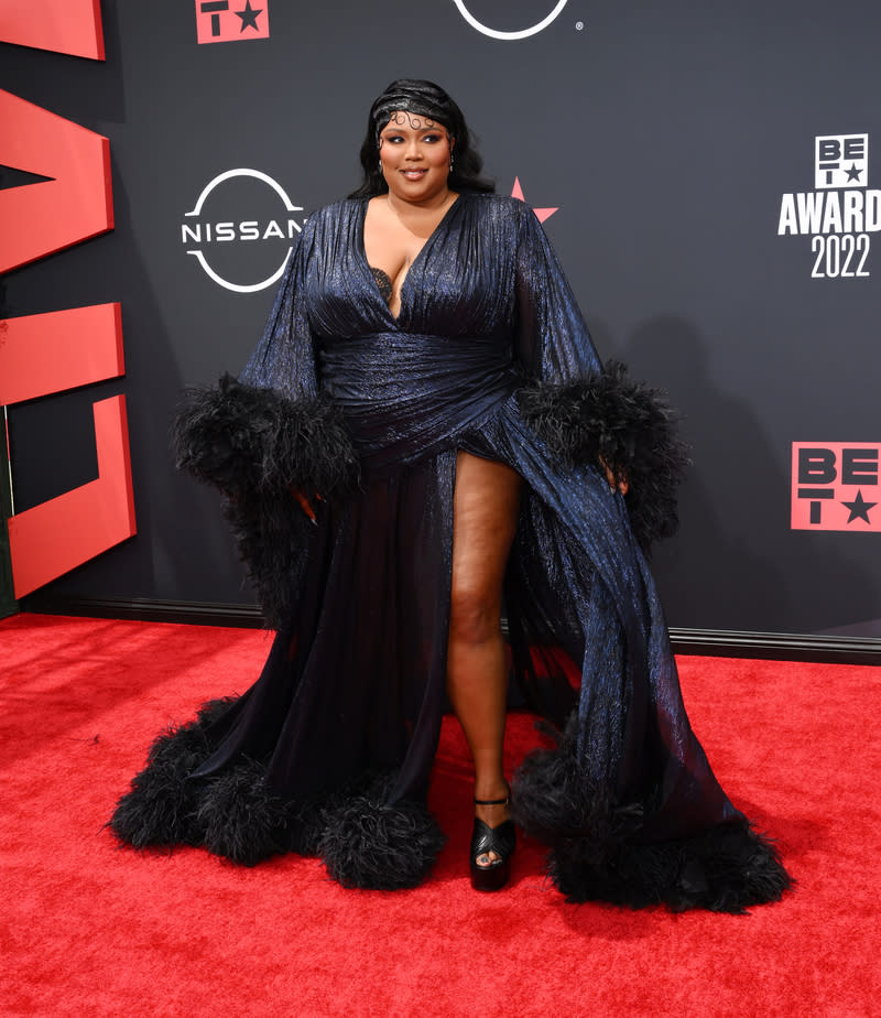 Lizzo wears Gucci at the 2022 BET Awards held June 26 in Los Angeles. - Credit: Michael Buckner for Variety