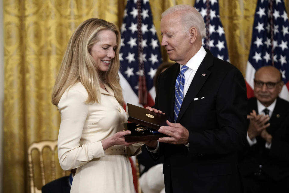 President Biden Awards Presidential Medal Of Freedom To Sixteen Recipients (Ken Cedeno / Bloomberg via Getty Images)