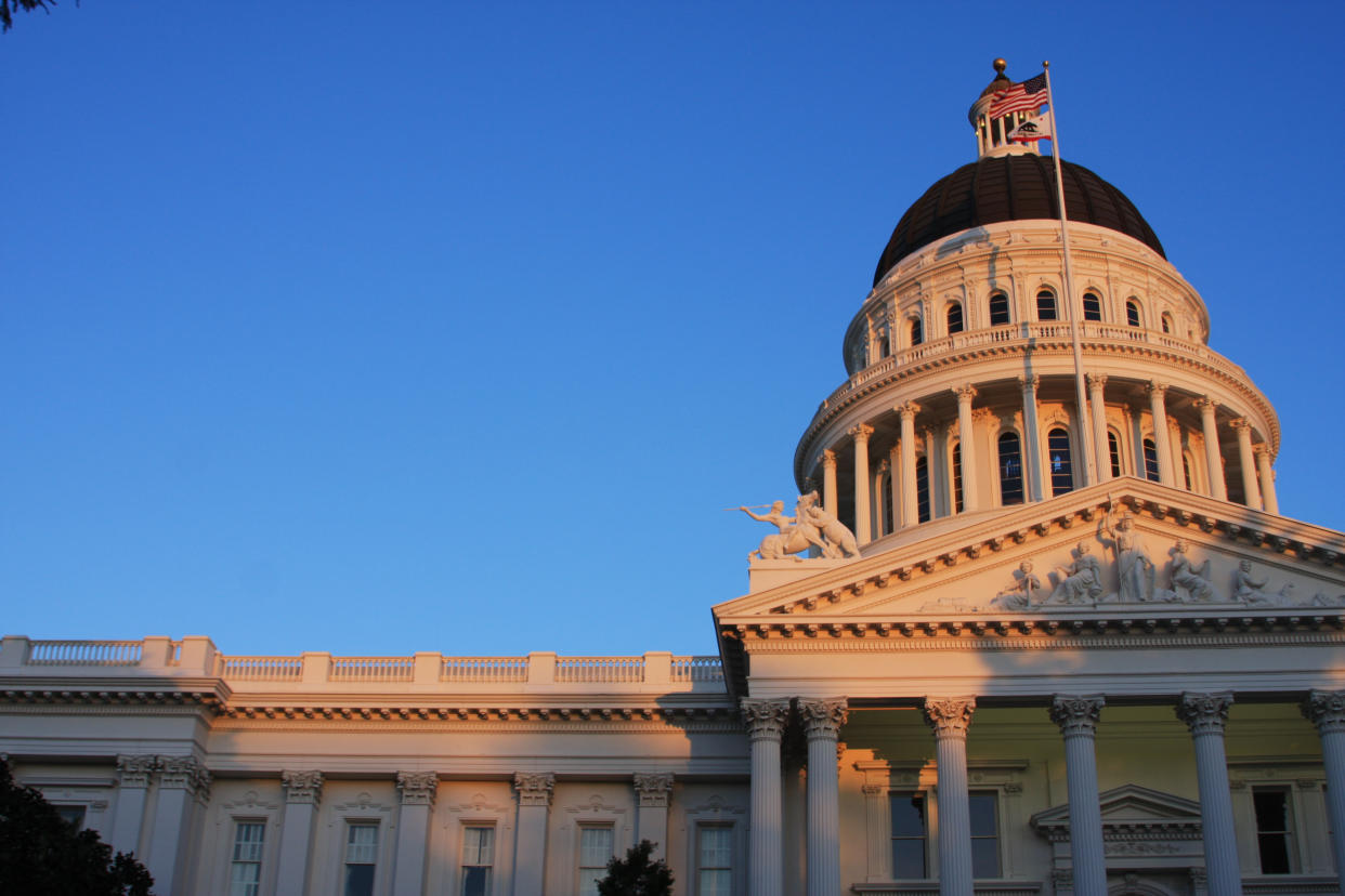 The Capitol building in Sacramento, Calif.