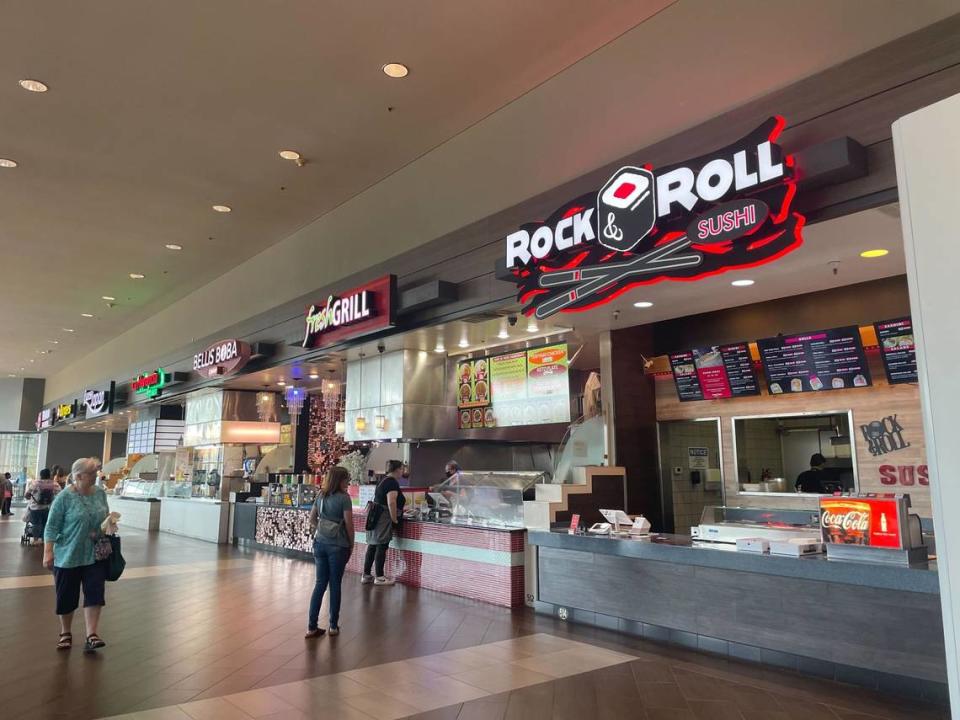 Rock & Roll Sushi inside the Bellis Fair food court on Thursday, Sept. 7, 2023 at 1 Bellis Fair Pkwy, Bellingham, Wash.