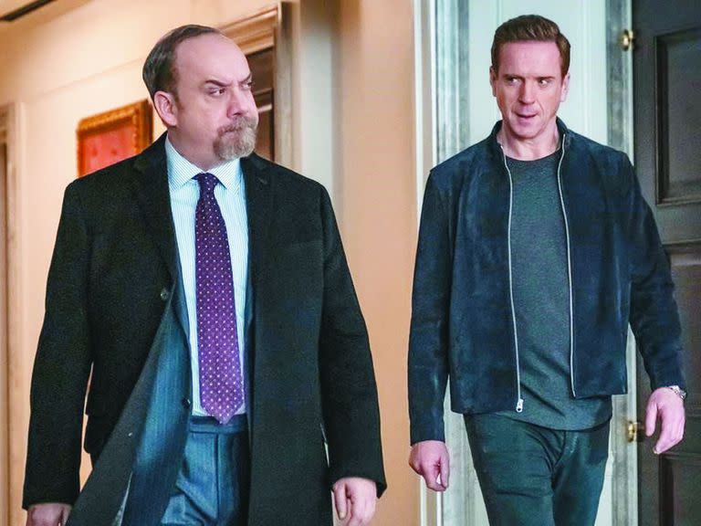 Paul Giamatti y Damian Lewis en Billions