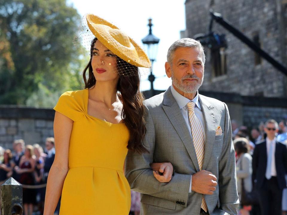 Amal and George Clooney royal wedidng 2018