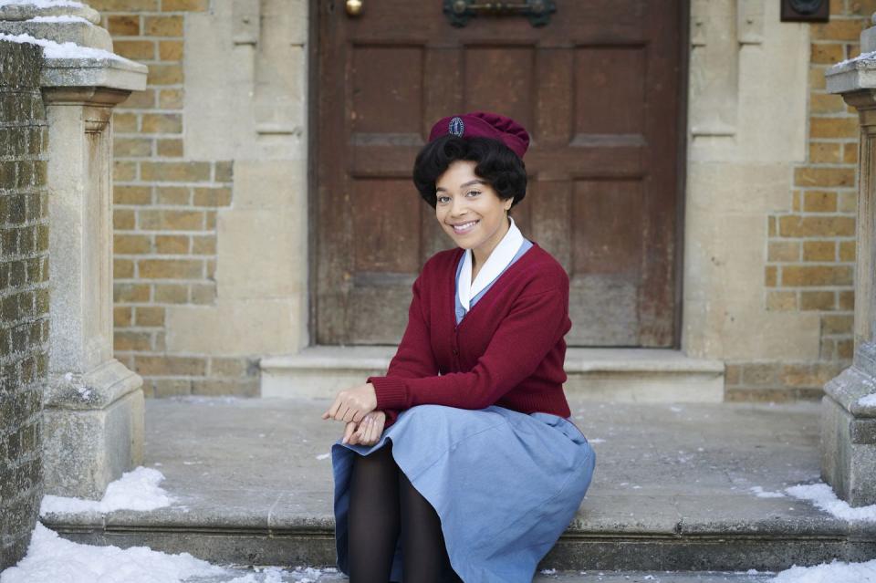 call the midwife star leonie elliott as nurse lucille anderson