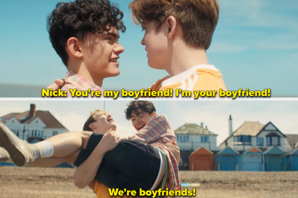 "We're boyfriends!"
