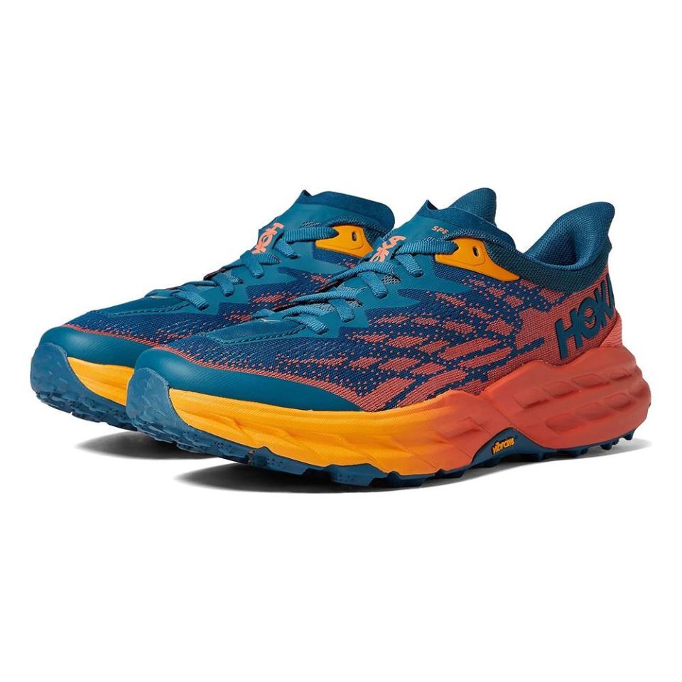 <p><a href="https://go.redirectingat.com?id=74968X1596630&url=https%3A%2F%2Fwww.zappos.com%2Fp%2Fhoka-speedgoat-5-blue-graphite-evening-primrose%2Fproduct%2F9593035&sref=https%3A%2F%2Fwww.runnersworld.com%2Fgear%2Fa22515179%2Fthe-10-best-hoka-one-one-running-shoes%2F" rel="nofollow noopener" target="_blank" data-ylk="slk:Shop Now;elm:context_link;itc:0;sec:content-canvas" class="link ">Shop Now</a></p><p>Speedgoat 5 Running Sneaker</p><p>zappos.com</p><p>$154.95</p>