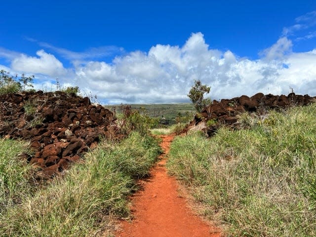 What's left of the Russian Fort can be seen at Pā‘ula‘ula State Historical Site.