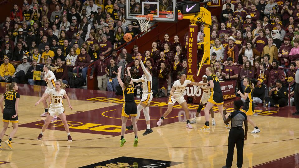 Clark broke Woodard’s record for the most points scored in major women’s college basketball history Wednesday in the Hawkeyes' 108-60 blowout win over the University of Minnesota. - Nick Wosika/USA TODAY Sports/Reuters