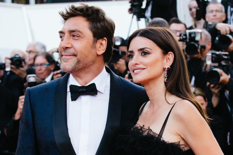 Javier Bardem and Penélope Cruz at Cannes Film Festival in France in 2018. The real-life couple have co-starred in films such as "Vicky Cristina Barcelona" and "Jamón Jamón."