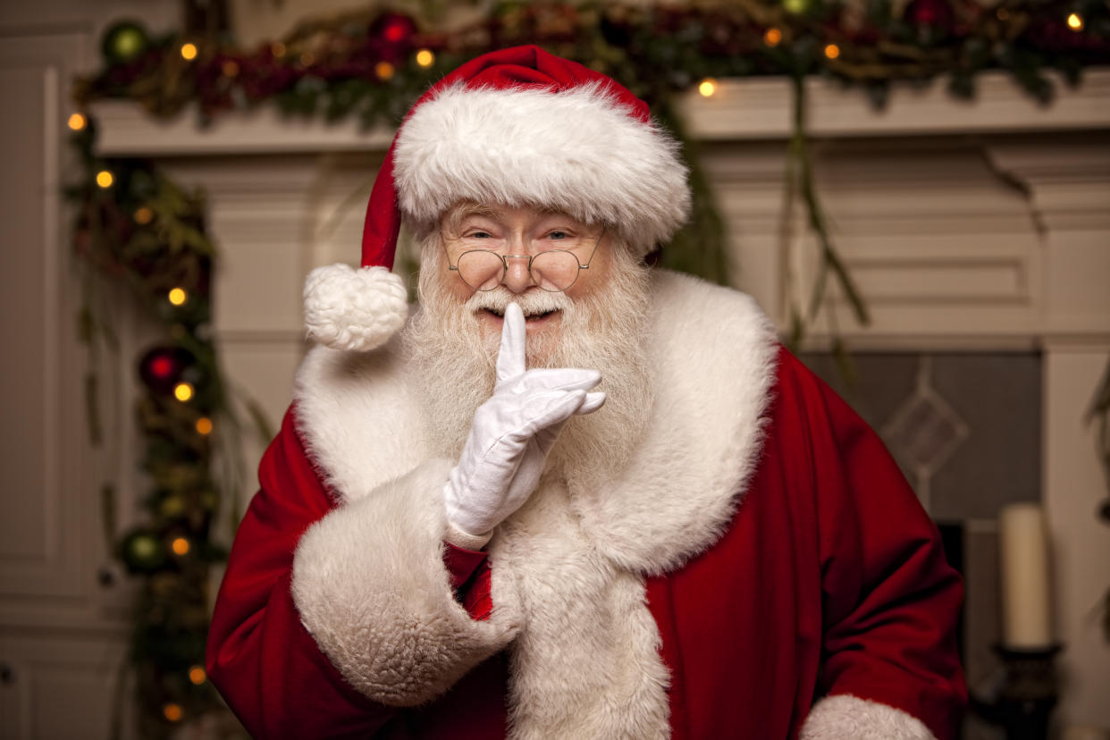 Pictures of Real Santa Claus Says Be Quiet