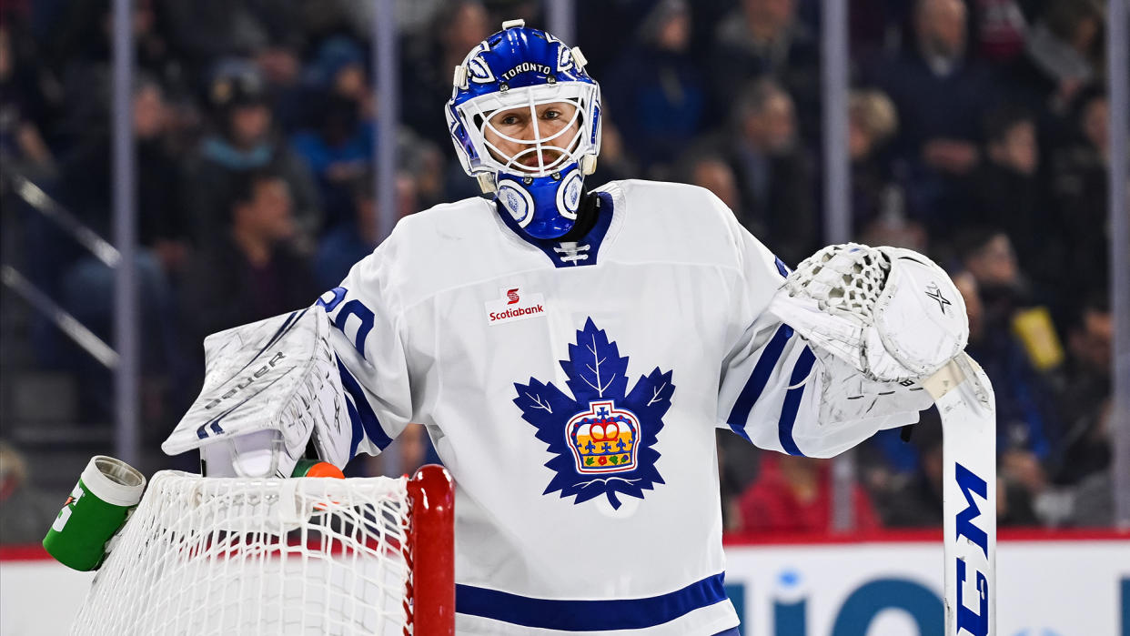 Kasimir Kaskisuo has two career NHL games on his resume. (Photo by David Kirouac/Icon Sportswire via Getty Images)