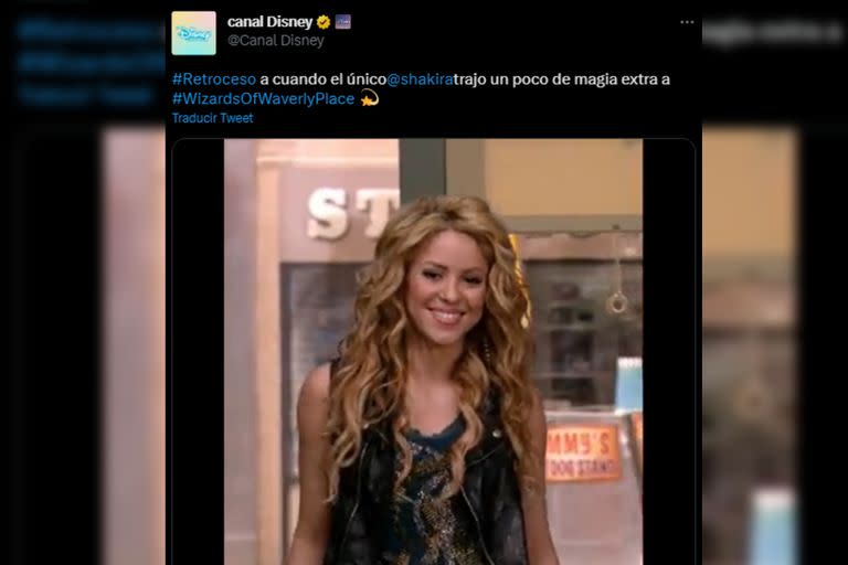 Disney recordó la participación de Shakira en una serie (Captura Twitter)