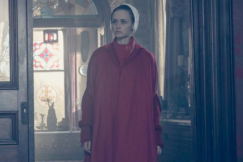 Editorial use only. No book cover usage. Mandatory Credit: Photo by George Kraychyk/MGM/Hulu/Kobal/Shutterstock (10051644ew) Alexis Bledel as Ofglen 'The Handmaid's Tale' TV Show Season 2 - 2018 Set in a dystopian future, a woman is forced to live as a concubine under a fundamentalist theocratic dictatorship.