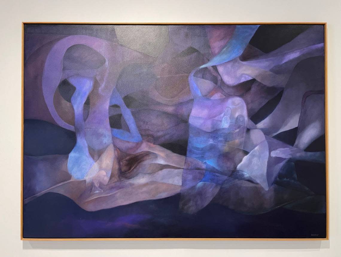 “Espejismos de Agua” by Rafael Soriano on display at LnS Gallery in Miami.