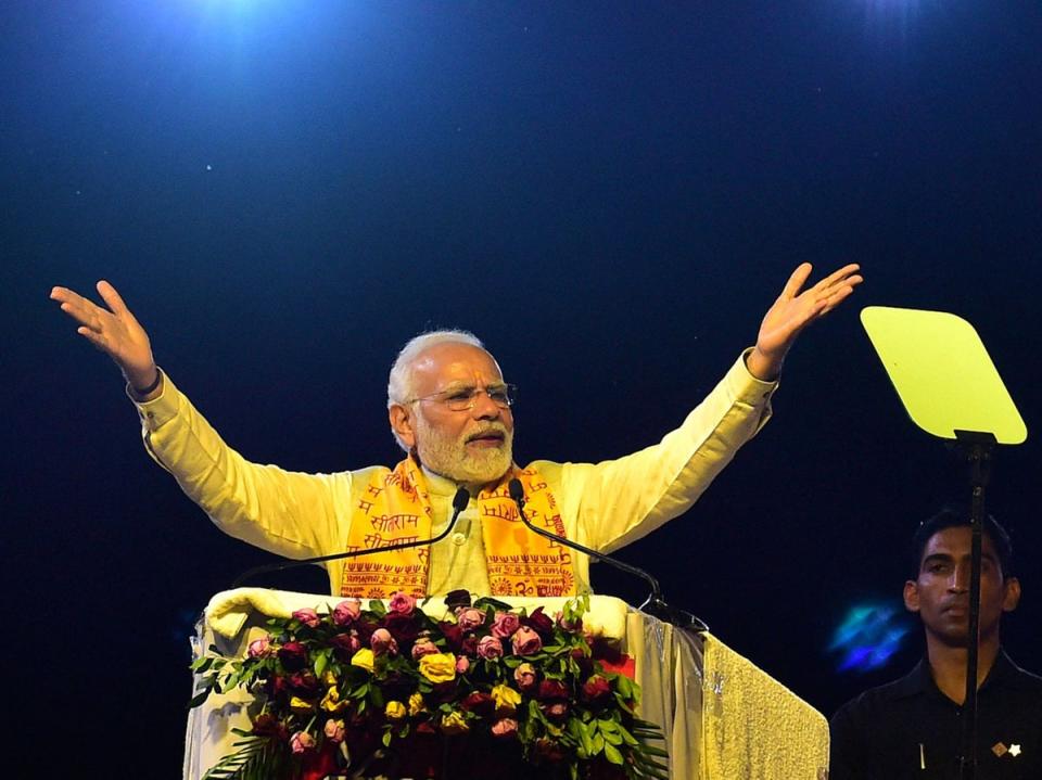India's Prime Minister Narendra Modi (AFP via Getty Images)