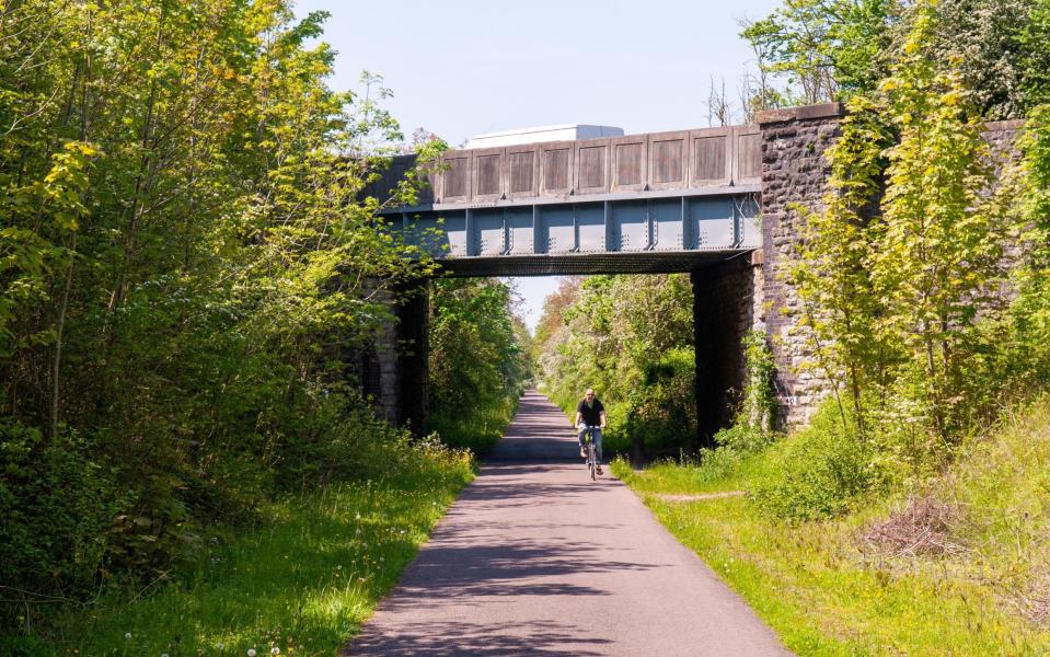 The Bristol and Bath Railway Path has become popular with local cyclists and tourists - Joe Dunckley/Alamy Stock Photo