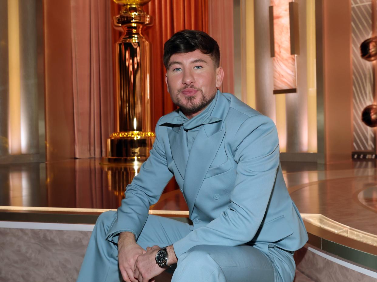 Barry Keoghan poses onstage at the 80th Annual Golden Globe Awards held at the Beverly Hilton Hotel on January 10, 2023